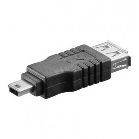 Adaptador USB A Hembra a MiniUSB B Macho